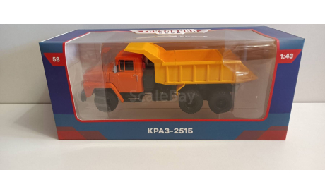 КрАЗ-251Б 1-43 легендарные грузовики СССР LG058, масштабная модель, 1:43, 1/43