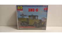 Сборная модель ЗИС-6 бортовой 1-43 AVD 1571, сборная модель автомобиля, scale43