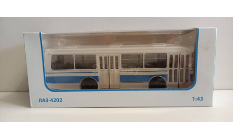 автобус ЛАЗ-4202 1-43 Советский Автобус 900346, масштабная модель, 1:43, 1/43