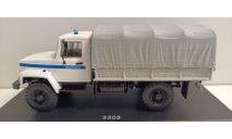 Горький-3308 4х4 (двигатель ЗМЗ-513) бортовой с тентом, Милиция 1-43 SSM 1154, масштабная модель, ГАЗ, 1:43, 1/43