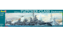us navy fletcher-class destroyer 1-144 revell 05091, сборные модели кораблей, флота, корабль, 1:144, 1/144