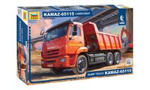 Самосвал KAMAZ-65115 1-35 звезда 3650 Д, сборная модель автомобиля, Камаз, 1:35, 1/35