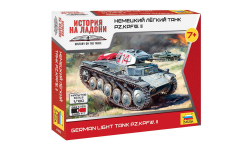 Немецкий лёгкий танк PZ.KPFW. II 1-100 звезда 6102