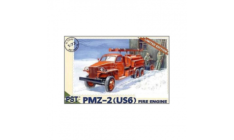 пожарная машина ПМЗ-2(US-6), сборная модель автомобиля, PST, 1:72, 1/72