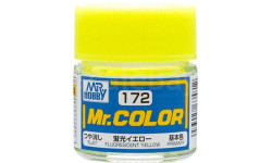 С 172 краска эмалевая флуоресцентная желтый глянцевый 10мл