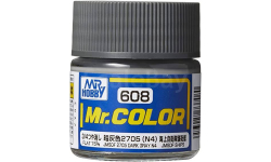 С608 краска эмалевая матовая темно-серый JMSDF 2704 Dark Gray 10мл.