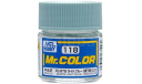 С 118 краска эмалевая голубой полуматовый 10мл, фототравление, декали, краски, материалы, MR.COLOR