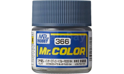C366  эмаль средне-синий матовый 10мл