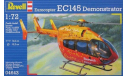 EUROCOPTER EC145 DEMONSTRATOR, сборные модели авиации, ВЕРТОЛЕТ, REVELL, 1:72, 1/72