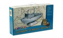 атомный ледокол арктика, сборные модели кораблей, флота, корабль, огонек