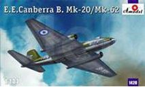 E.E.CANBERRA B.MK-20/MK-62, сборные модели авиации, самолет, AMODEL, 1:144, 1/144