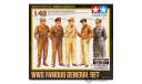 FAMOUS GENERAL SET, миниатюры, фигуры, Tamiya, 1:48, 1/48