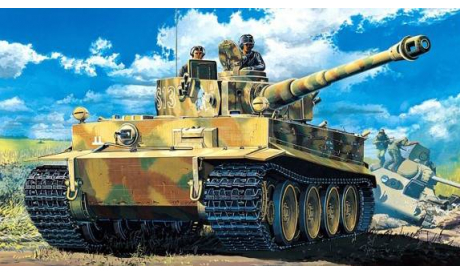 танк Т-6 тигр с экипажем, сборные модели бронетехники, танков, бтт, БРОНЕТЕХНИКА, Моделист, 1:35, 1/35