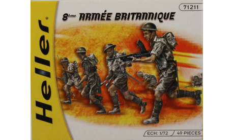 ARMEE BRITANNIQUE, миниатюры, фигуры, HELLER, 1:72, 1/72