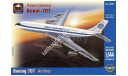 авиалайнер боинг 707, сборные модели авиации, Boeing, ARK, 1:144, 1/144