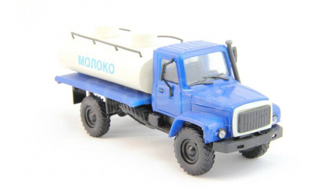 горький-3308 садко цистерна молоко, масштабная модель, ГАЗ, Компаньон, 1:43, 1/43