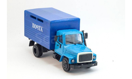 горький-3309 фургон почта, масштабная модель, ГАЗ, Компаньон, 1:43, 1/43