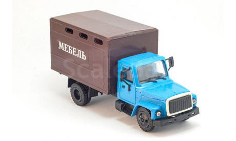 горький-3307 фургон мебель, масштабная модель, ГАЗ, Компаньон, 1:43, 1/43