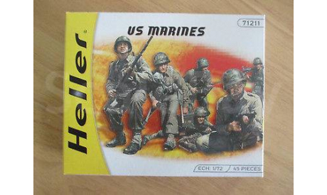 US MARINES, миниатюры, фигуры, HELLER, 1:72, 1/72