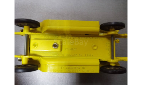 peugeot 1907  matchbox Y-5, масштабная модель