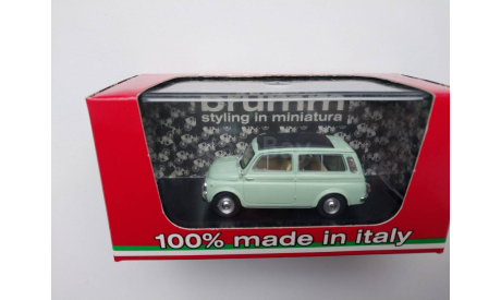 Fiat 500 Giardiniera, масштабная модель, Brumm, scale43