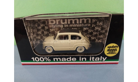 Fiat 600 Brumm, масштабная модель, scale43