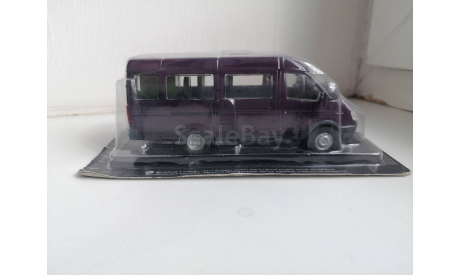 Газ 3221 Газель, масштабная модель, Автолегенды СССР журнал от DeAgostini, scale43