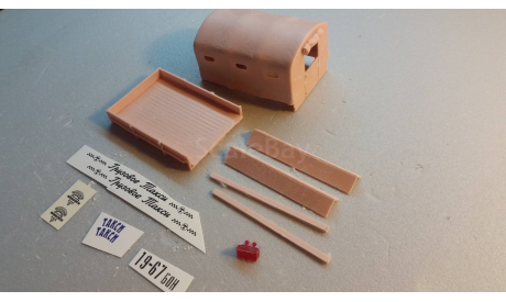 кит надстройка .грузопассажирское такси газ 51, сборная модель автомобиля, scale43