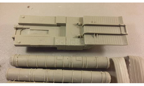 кит прицеп ЗРК  С-400 к КрАЗ-260, сборная модель автомобиля, scale43