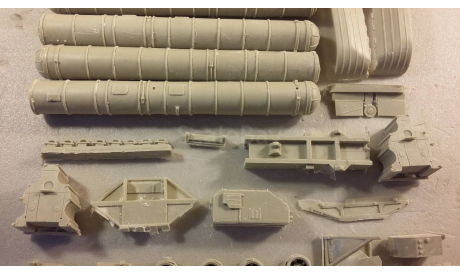 кит прицеп ЗРК  С-400 к КрАЗ-260, сборная модель автомобиля, scale43