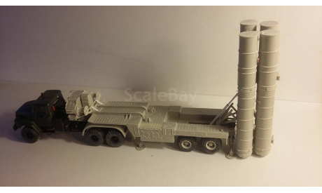 кит прицеп ЗРК  С-400 к КрАЗ-260, сборная модель автомобиля, scale43
