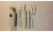 кит надстройка АТЗ-5.5 на Урал-375, сборная модель автомобиля, scale43