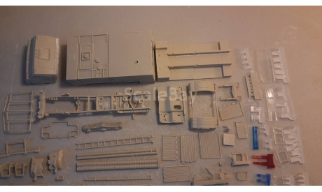 кит полный пожарный Камаз 43 501 АЦ-3,0 Унимод, сборная модель автомобиля, scale43