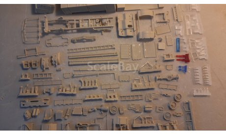 кит полный пожарный Камаз 43 501 АЦ-3,0 Унимод, сборная модель автомобиля, scale43