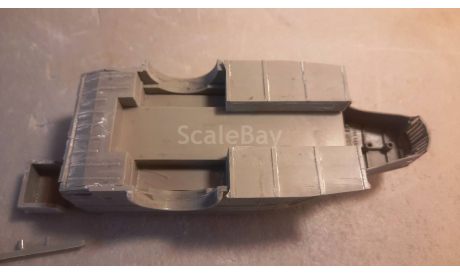 кит надстройка пожарная маз-200 короткая база, сборная модель автомобиля, scale43