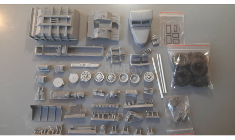 кит МАЗ-525 ранний, сборная модель автомобиля, scale43