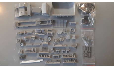 кит МАЗ-525 серийный, сборная модель автомобиля, scale43