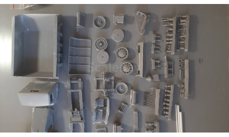 кит МАЗ-525 серийный, сборная модель автомобиля, scale43