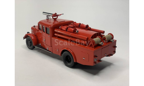 кит надстройка пожарная МАЗ-200 3-х окон. кабина, сборная модель автомобиля, scale43
