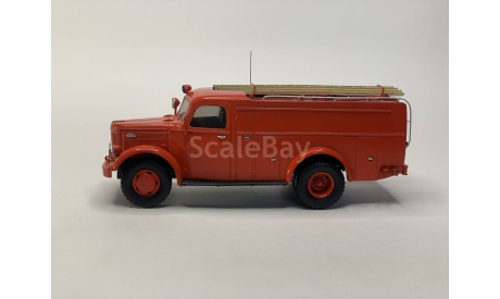кит надстройка пожарная маз-200 короткая база, сборная модель автомобиля, scale43