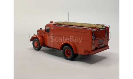 кит надстройка пожарная маз-200 короткая база, сборная модель автомобиля, scale43