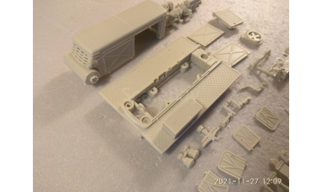 кит надстройка ЗИФ-55 на 130,150,53,164, сборная модель автомобиля, scale43
