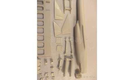 кит прицеп 5т58 с пкр базальт, сборная модель автомобиля, scale43