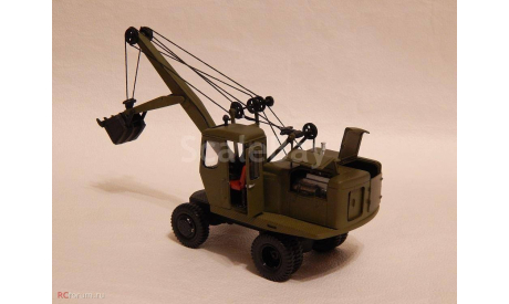 кит экскаватор самох. Э-302, сборная модель автомобиля, scale43