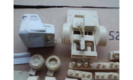 кит МАЗ-529В скрепер, сборная модель автомобиля, scale43