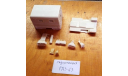 кит надстройка кунг связной на ГАЗ-63, сборная модель автомобиля, scale43