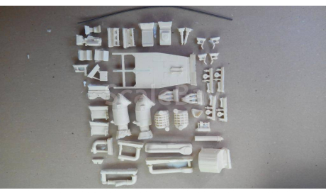 кит надстройка В-63 на КрАЗ, сборная модель автомобиля, scale43