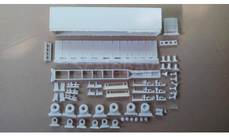 кит полуприцеп Тонар 9746, сборная модель автомобиля, scale43