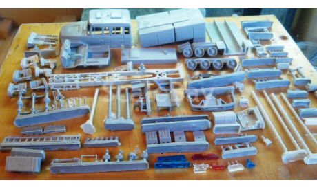 кит пожарная ац Урал-Ивеко вар. 1, сборная модель автомобиля, scale43