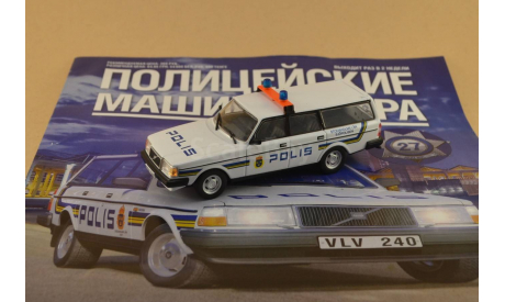 Volvo 240 Police, масштабная модель, 1:43, 1/43